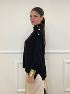 Maglia Bottoni YS9696 Nero