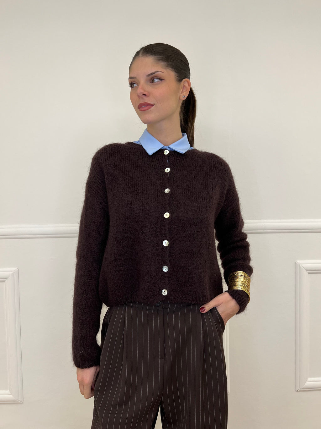 Cardigan Kid Mohair 5211 Moro