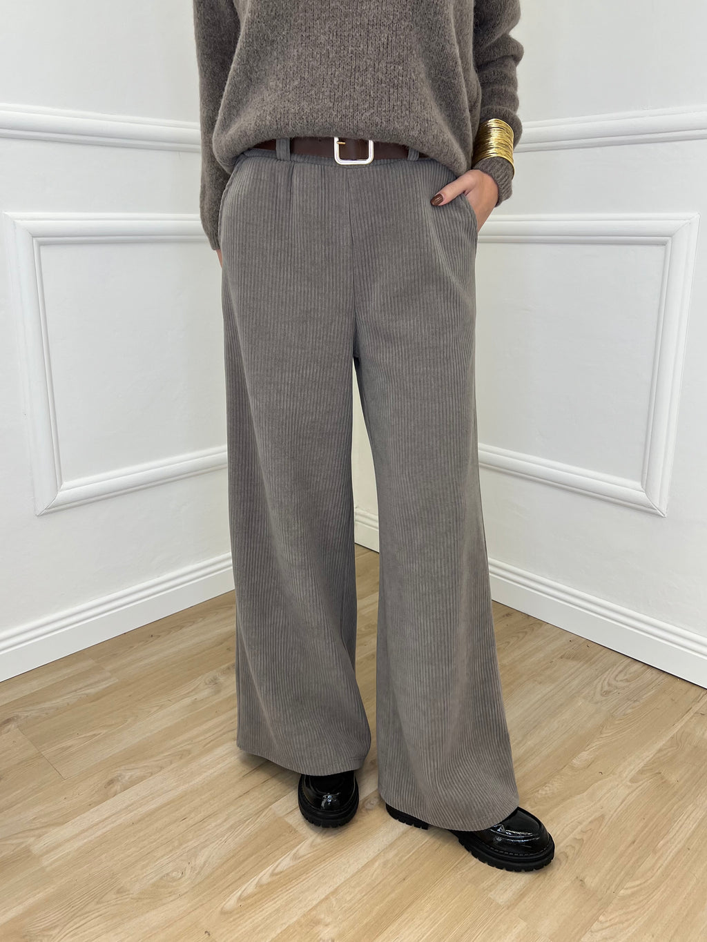 Pantalone Corduroy 6156 Taupe