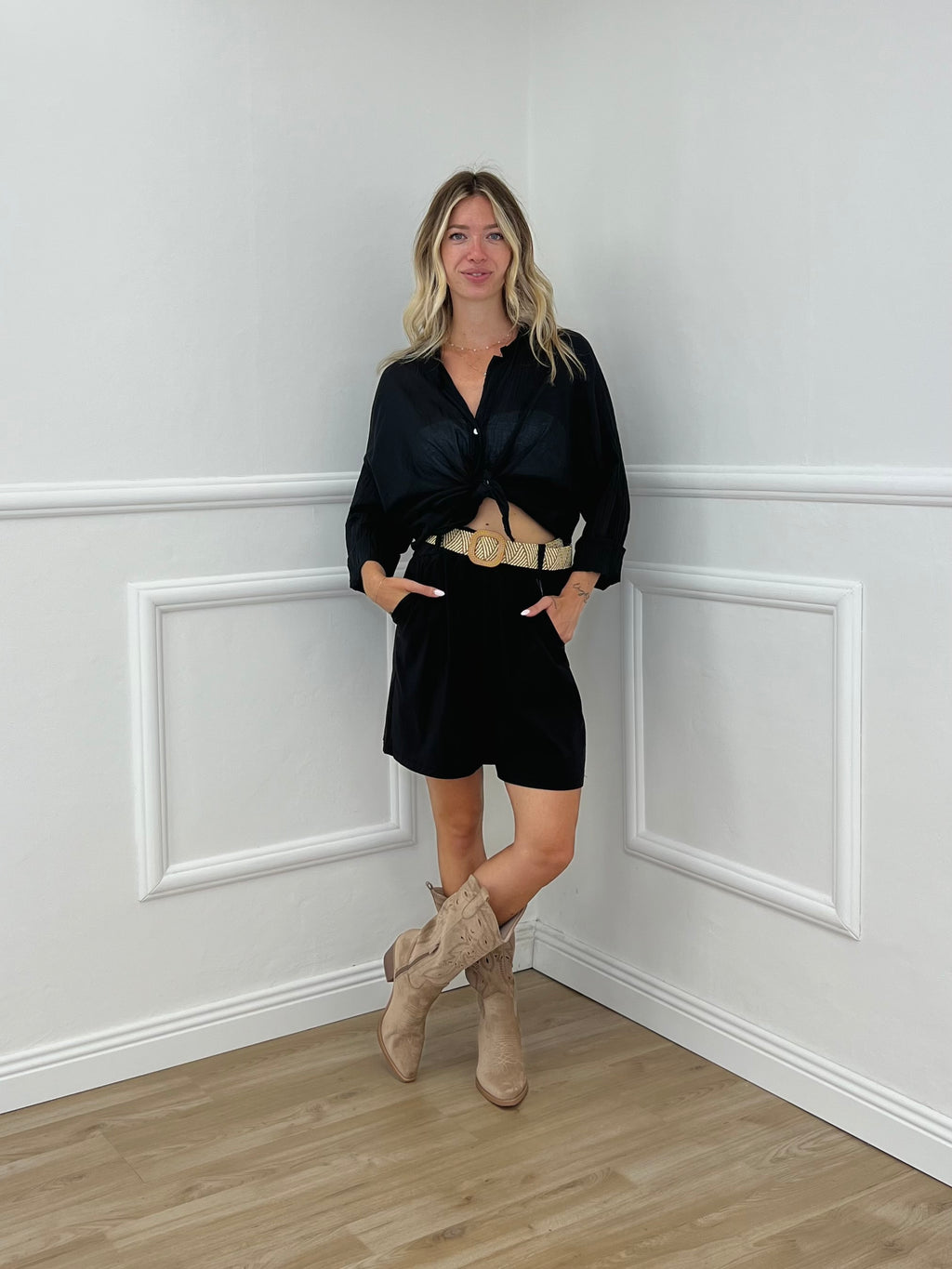 Camicia Over Soft 6040 Nero