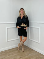 Camicia Over Soft 6040 Nero