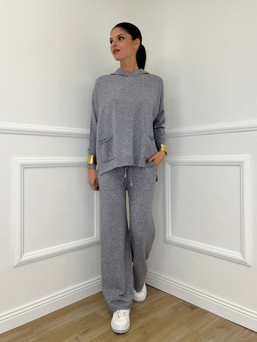 Completo Cappuccio 60592 Grigio