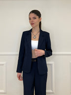 Giacca Corta in Gabardine 1878 Blu