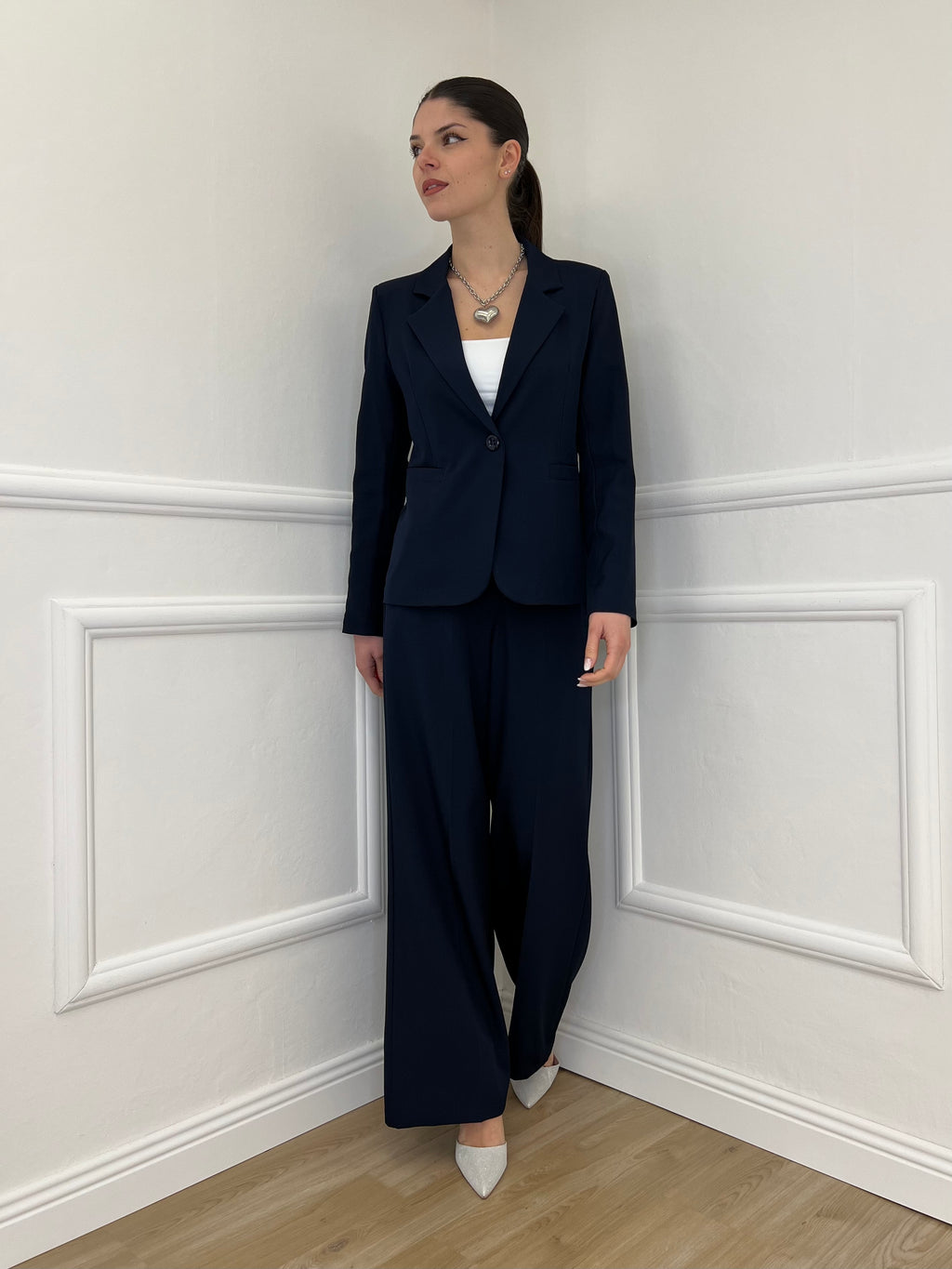 Giacca Corta in Gabardine 1878 Blu