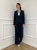 Giacca Corta in Gabardine 1878 Blu