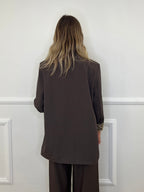 Blazer Interno Maculato 25623 Marrone