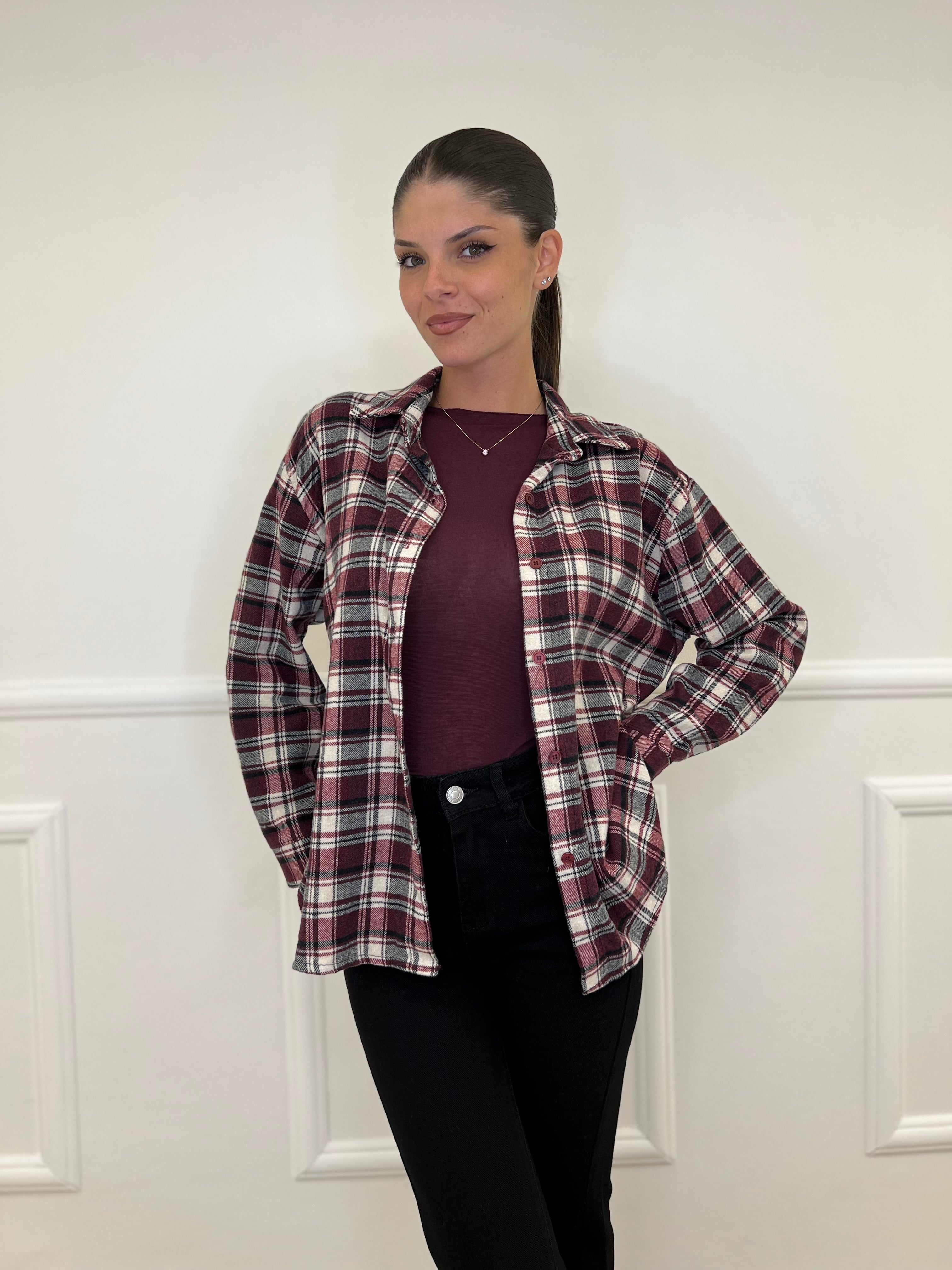 Camicia Madras 25371 Bordeaux