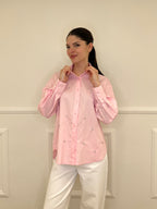 Camicia Over Cristalli 2511 Rosa