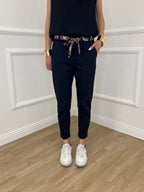 Pantalone Cotone Fusciacca 1508 Blu