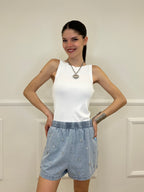 Top Halter 8075 Bianco