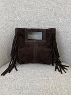 Mini Bag Vera Pelle Frange Manico VPBF002