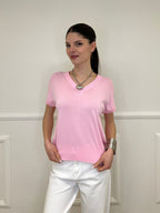 Maglia in Viscosa Scollo V 6269