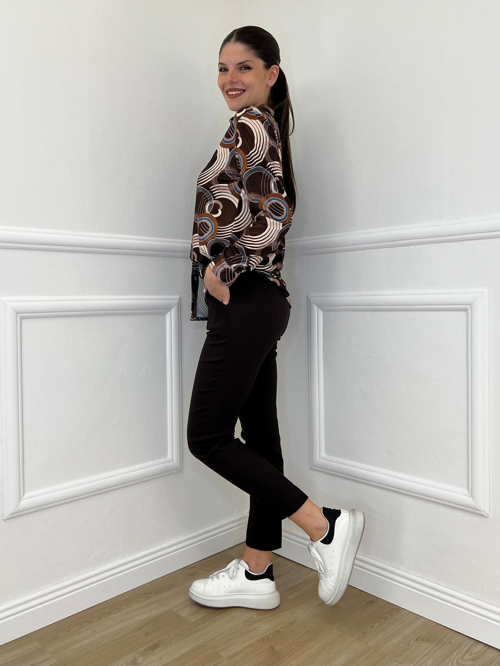 Pantalone Sigaretta 5199 Caffè - Bazar Abbigliamento