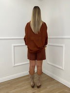 Camicia Over Coreana 3020 Ruggine