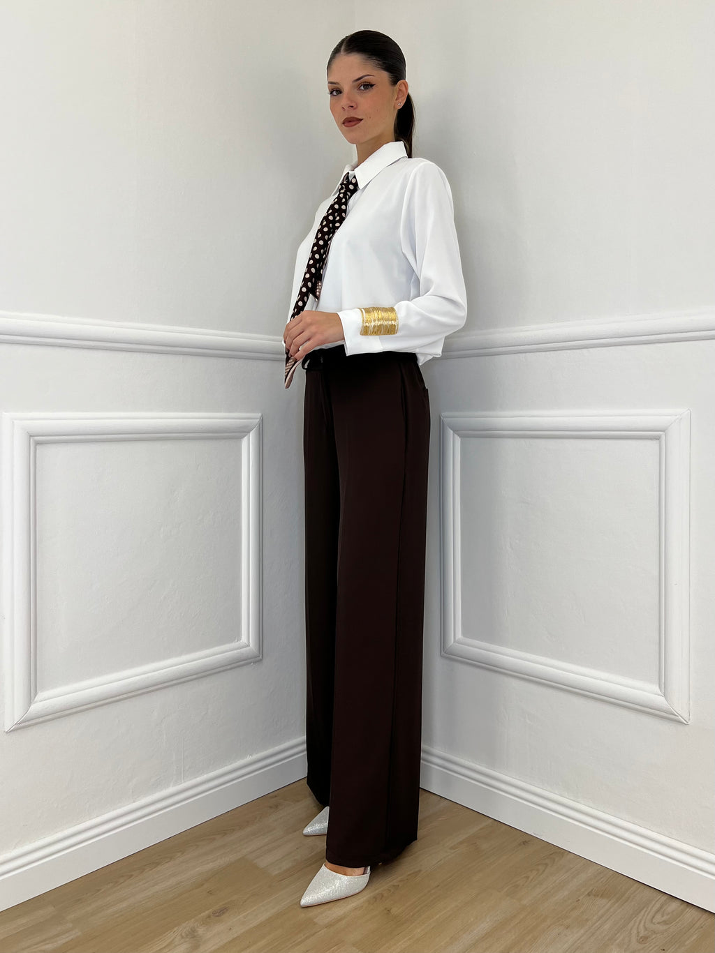 Pantalone Fluido 7229 Moro