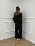 Maxi Felpa Gessata Smerigliata 42643 Marrone
