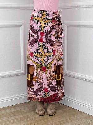 Gonna Pareo Jungle 26272 Rosa