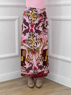 Gonna Pareo Jungle 26272 Rosa