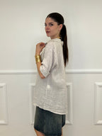 Camicia Over In Lino 1789 Beige