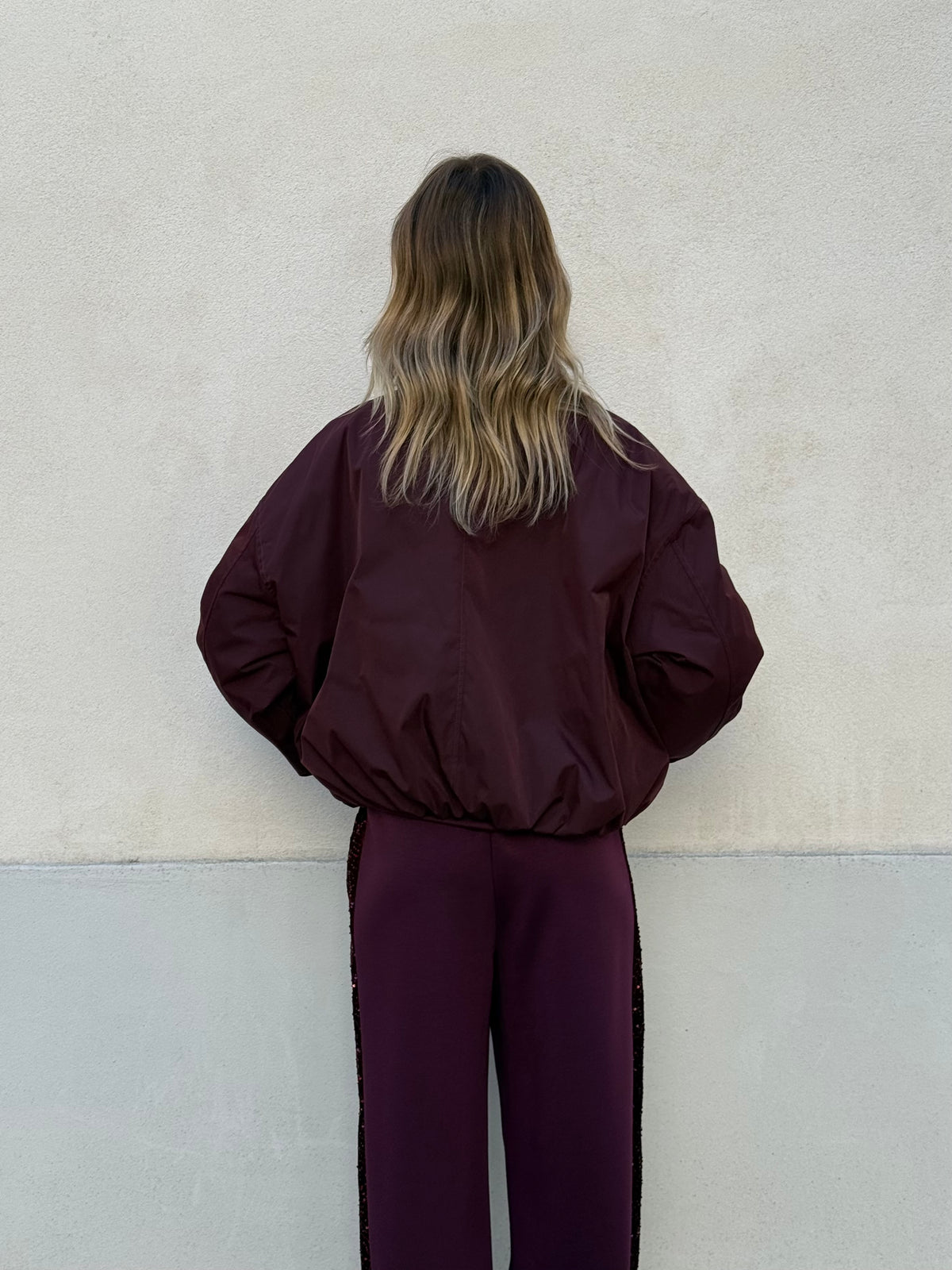 Bomber Interno Trapuntato 6313 Burgundy