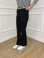 Pantalone Flare Cintura 26513 Nero
