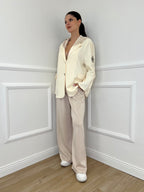 Giacca Cappuccio 27599 Panna - Bazar Abbigliamento