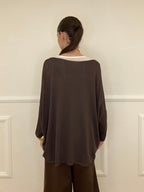 Twin Set Maxi Maglia e Canotta 53716 Moro