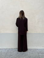 Blazer Over Gessato 5898 Marrone