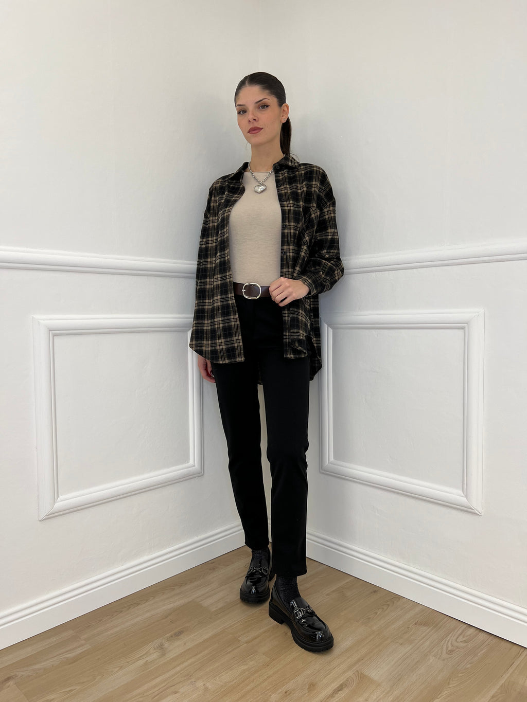 Pantalone Flanella 577 Nero