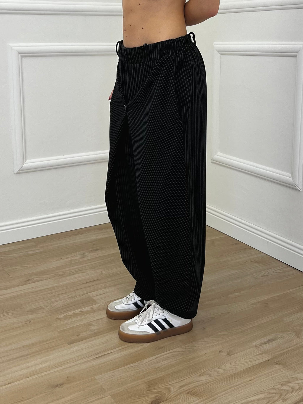 Pantalone Gessato Portafoglio PM 5970 Nero