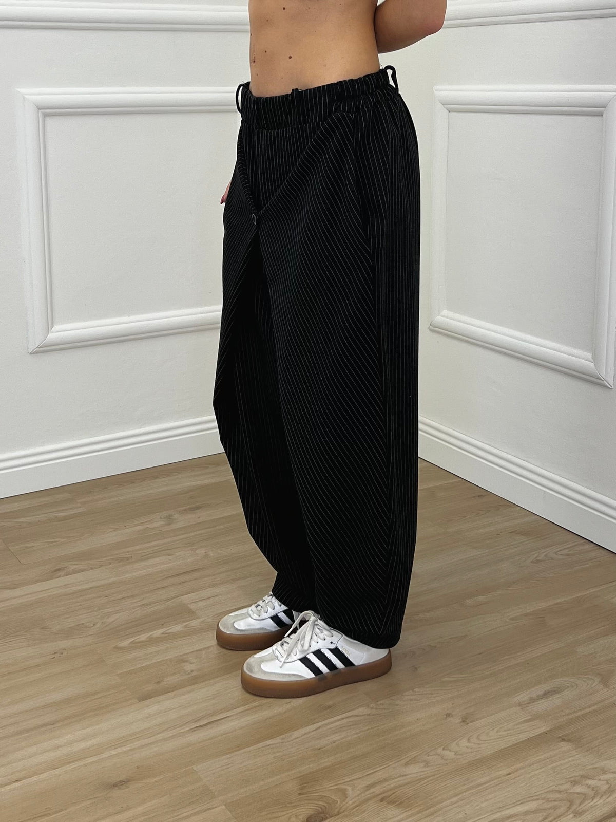Pantalone Gessato Portafoglio PM 5970 Nero