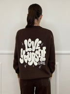 Maglia Love 4982608 Marrone