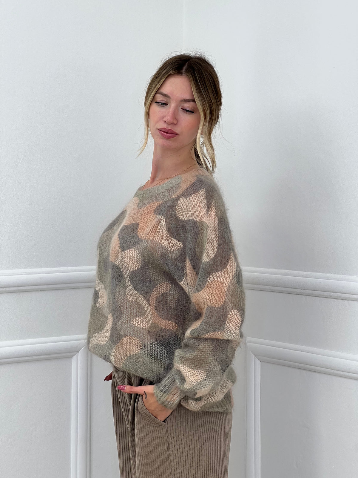 Maglia Kid Mohair Camouflage 26400