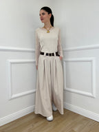 Pantagonna Gessato 2568 Beige