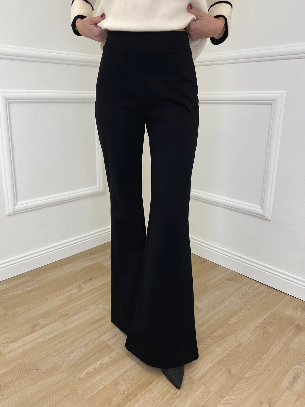 Pantalone Flare 1073 Nero