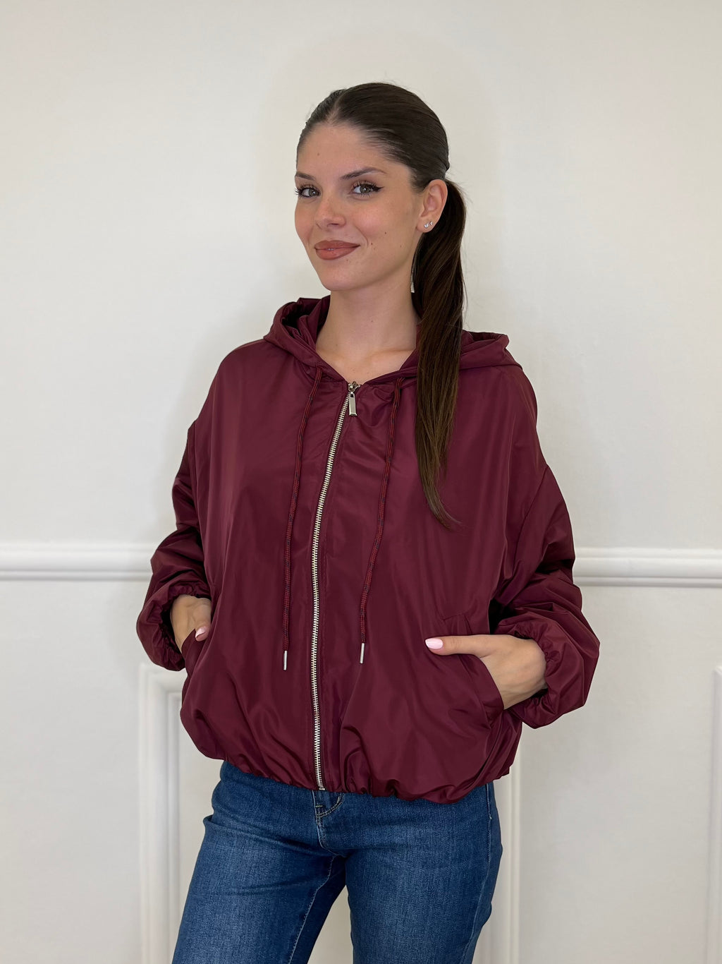 Giubbino Nylon 25029 Bordeaux - Bazar Abbigliamento