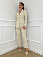 Giacca Corduroy 25790 Panna - Bazar Abbigliamento