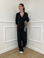 Pantalone Cupro Fusciacca 20527 Nero