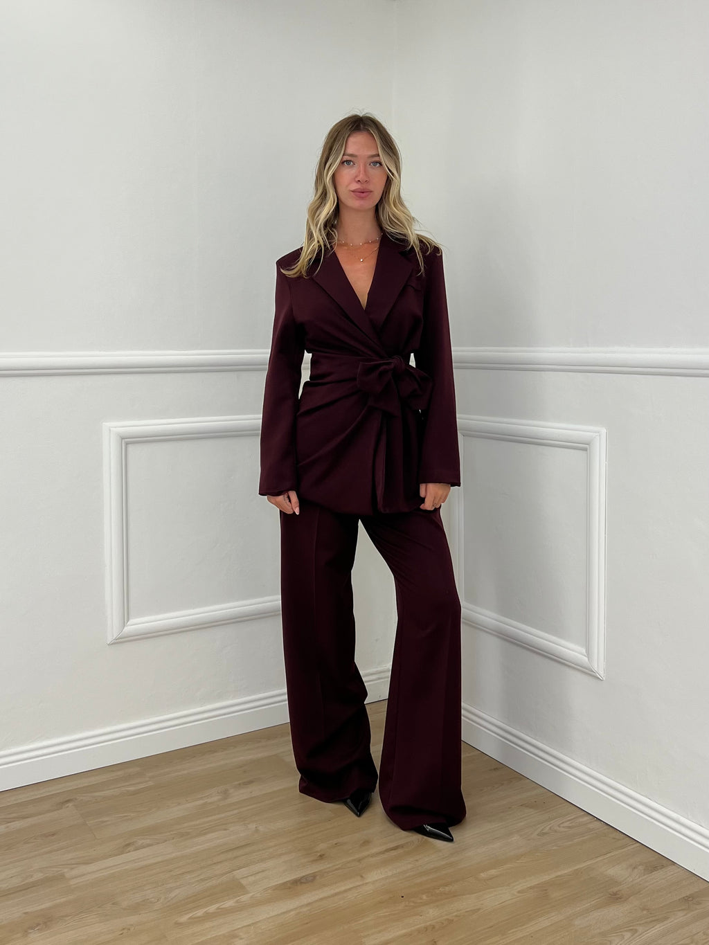 Blazer Over Fiocco 6769 Burgundy