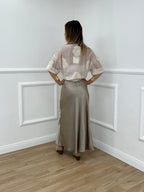 Longuette In Satin 2236 Sabbia