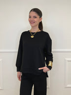 Tuta Over Girocollo 19143 Nero