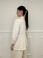 Blazer in Viscosa 27435 Ecru