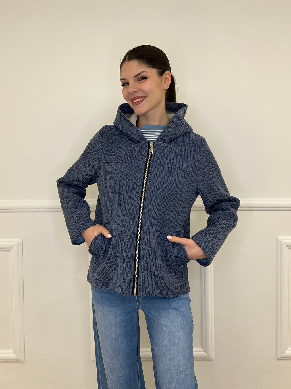 Giacca Neoprene Zip 26087 Avio