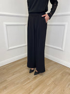 Pantalone Fluido 22059 Nero