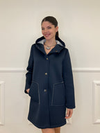 Cappotto Neoprene 1578 Blu