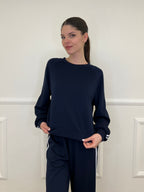 Tuta Bande Girocollo 88426 Blu