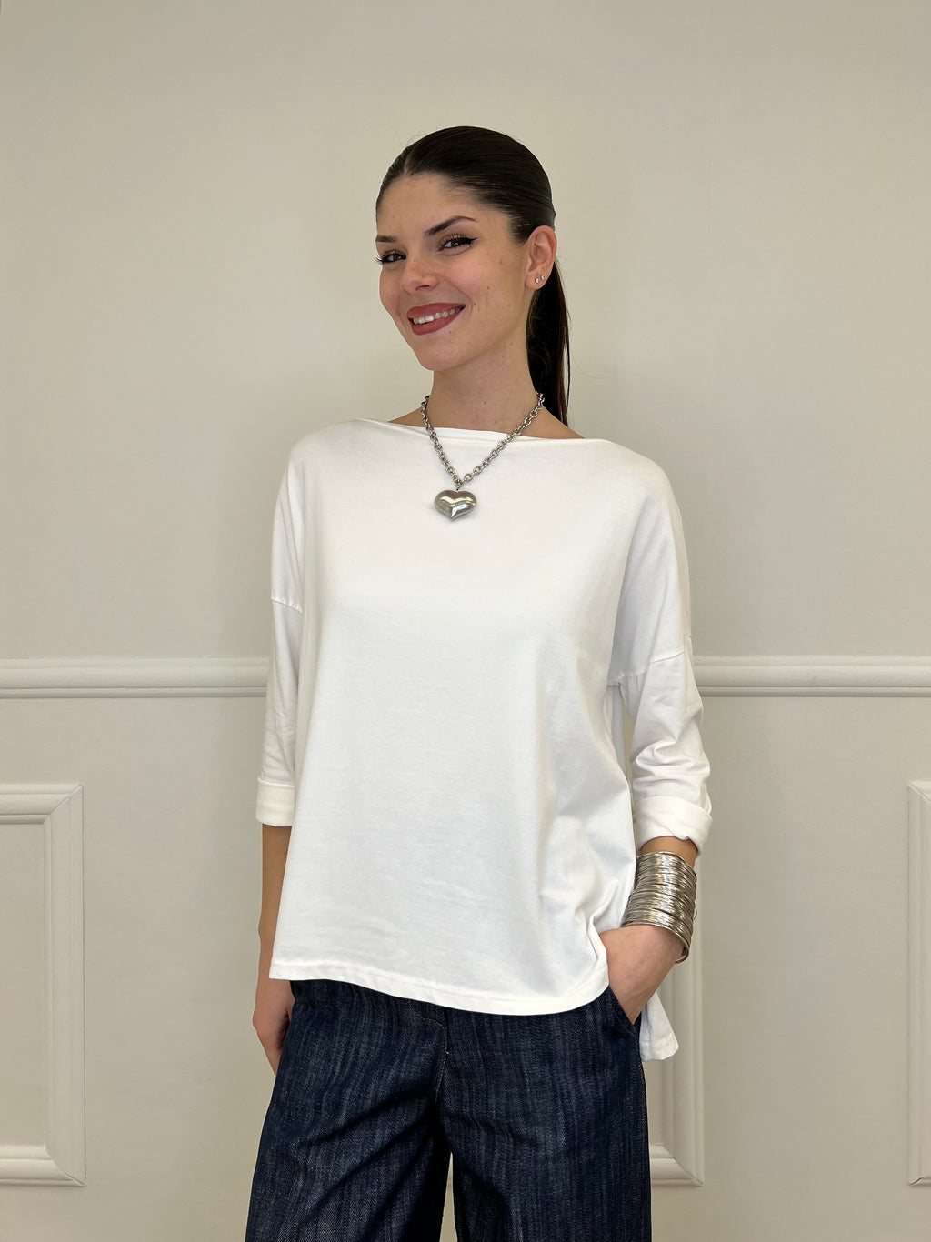 Maglia Scollo a Barchetta 2158