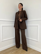 Pantalone a Palazzo 3715 Caffè - Bazar Abbigliamento