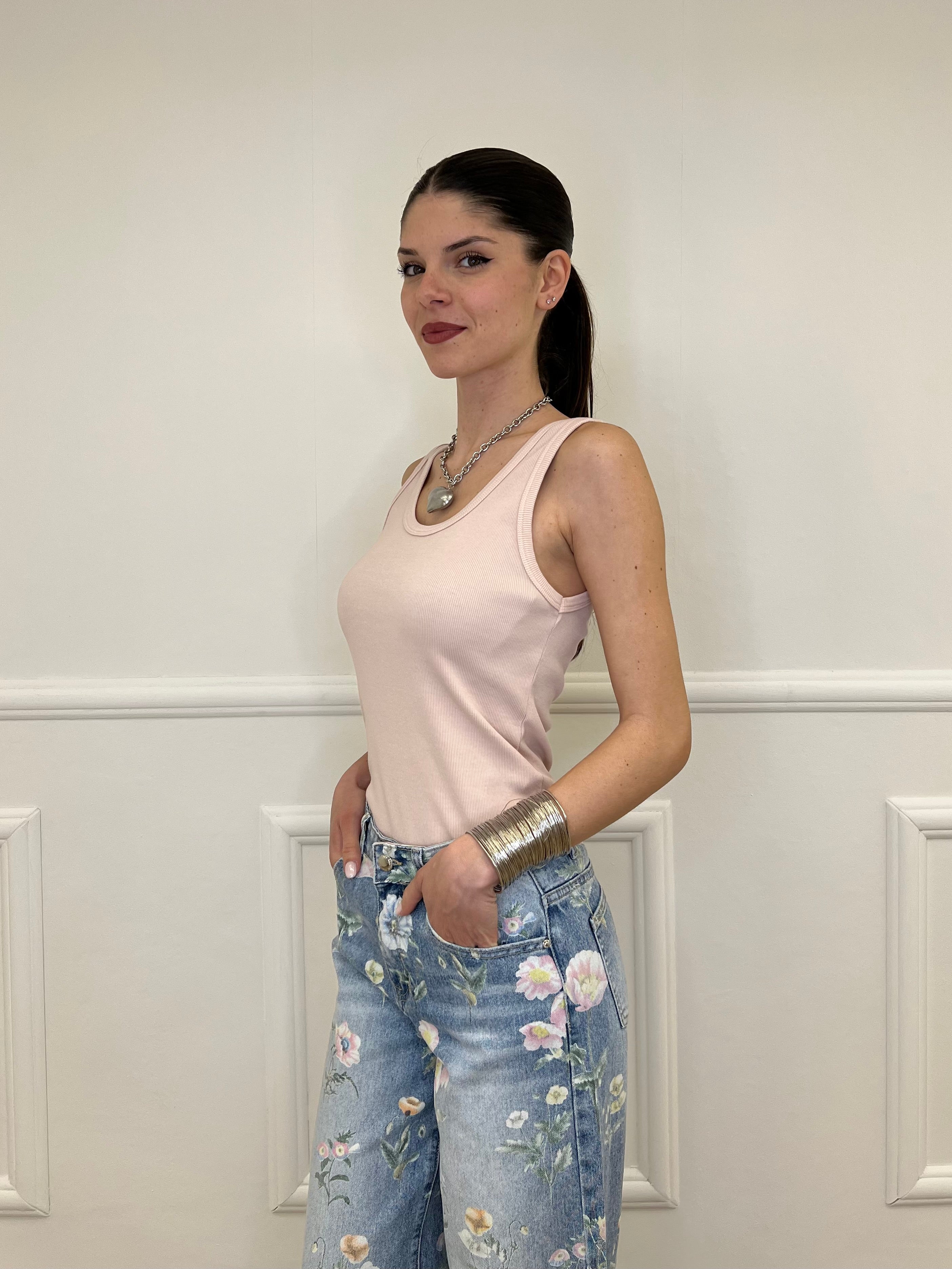 Top Cotone Costine 726198