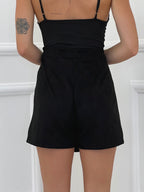 Panta Gonna Scamosciato Borchie D28091 Nero